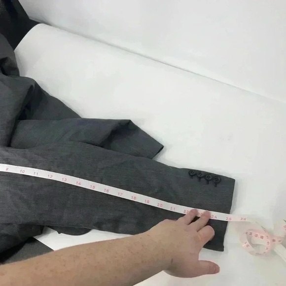 Vintage 1992 Dunhill Italy XL Wool Striped Blazer 45R Luxury Mens Suit Jacket - Picture 13 of 14